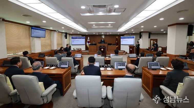 제270회 임시회 본회의장 전경