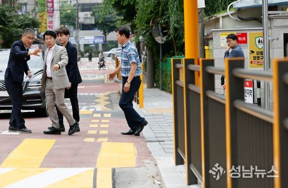개학 앞두고 송파구, 어린이보호구역 더 안전하게! 잠동초 통학로 보행환경 개선