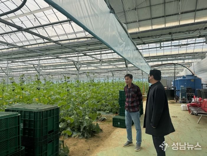 평택시, 국제유가 변동 대응 시설원예 농가 현장 점검