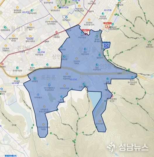 달서구 일부 지역 흐린 물 출수 예상