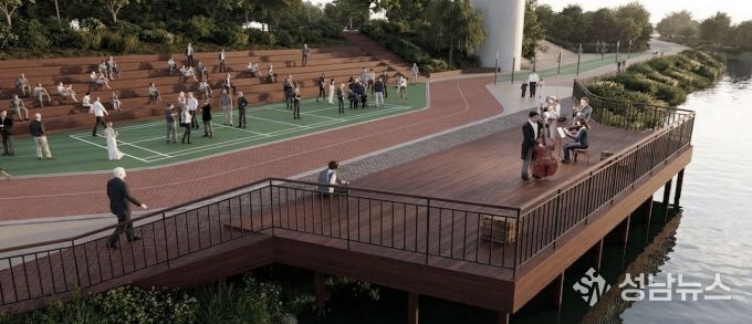 수변무대 조감도