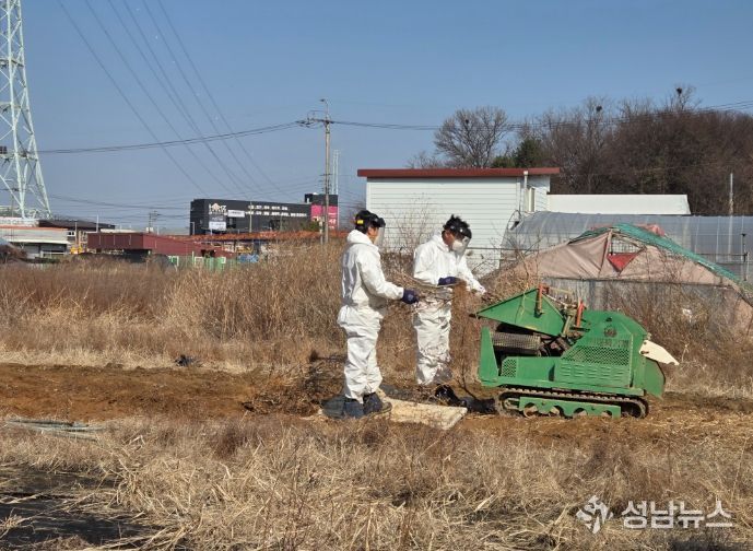 영농부산물 파쇄 지원사업