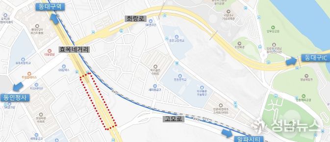 개선대상지 위치도