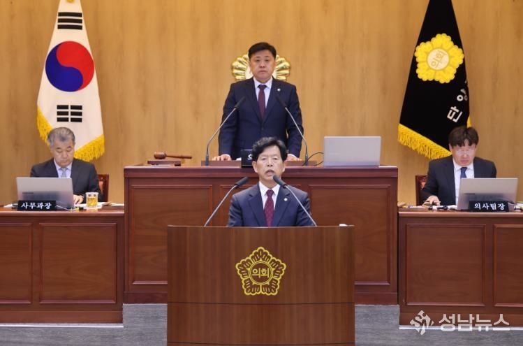 단양군의회 조성룡 의원, 5분 자유발언