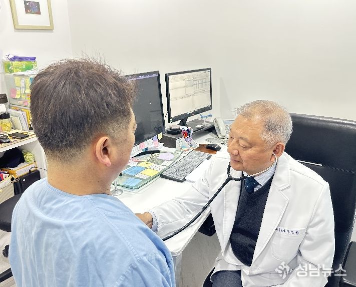 종합건강검진 진행 사진