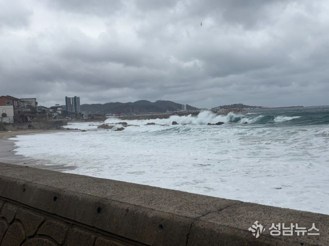 울진해경, 위험예보제「주의보」발령, 너울성 파도 주의