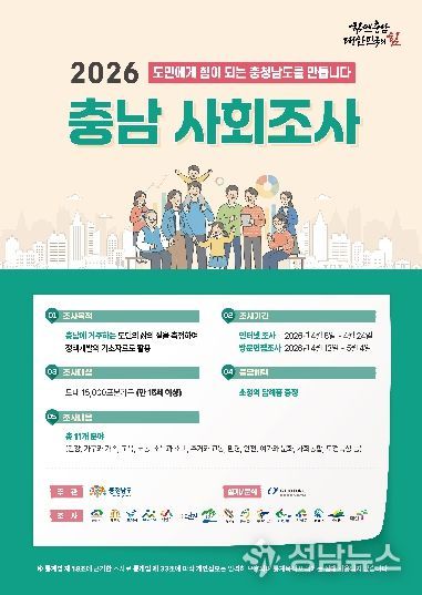 2026 충남사회조사 포스터