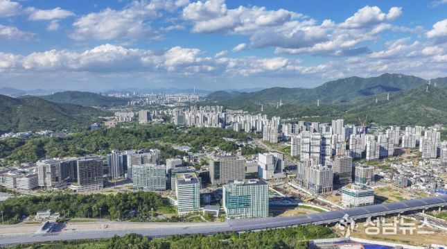 과천지식정보타운 전경