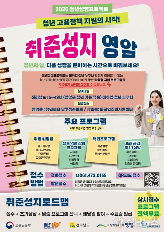 영암군 청년성장프로젝트 본격 운영