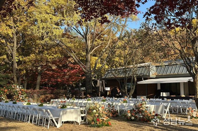 ‘더 아름다운 결혼식’예식 장소(남산 한남 웨딩가든)